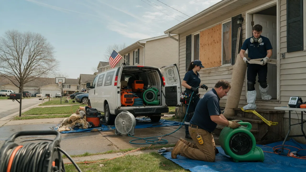 Water Damage Restoration in Holyrood, KS near me